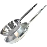 Elo Lot de 2 poêles inox de 28 cm et 32 cm Profi Therm