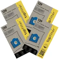 Top Filter Lot de 4 packs de 4 sacs aspirateur 64967 pour Moulinex TopFilter Premium