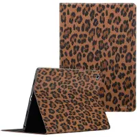 Selencia Coque tablette Sabi avec imprimé léopard Samsung Galaxy Tab A9 Plus - Mocha Brown