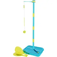 Usorteret Swingball Early Fun Toute Surface Hauteur 1.40m Inclus Avec 2 Raquettes Et Balle En Mousse - Dès 3 Ans Dim L36 X L45 X H130