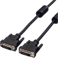Value Dvi — Dvi (7.50 m), Câble vidéo, Noir