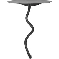 Ferm Living - Curvature Wall Table Black Brass ferm LIVING