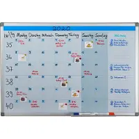 Relaxdays Whiteboard Planer (86 x 56 cm)