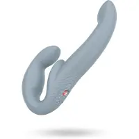 Minds Of Love Share Vibe Pro Gode à double extrémité à vibrations Cool grey 14 cm