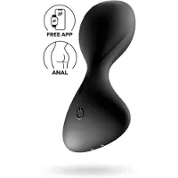 Satisfyer TRENDSETTER Plug anal à vibrations Black 11 cm