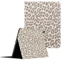 Selencia Coque tablette Sabi avec imprimé léopard Apple iPad Air 11 pouces (2026) M4 / (2025) M3 / (2024) M2 / Air 5 (2022) / Air 4 (2020) - Soft Ivory
