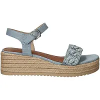 Tamaris Sandalen Touwzool Sandalen Touwzool - Licht blauw - Maat 42