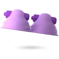Fantasy For Her paire de ventouses vibrantes pour seins - violet