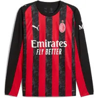 Puma T-shirt à Manches Longues Domicile Ac Milan 25/26 Replica