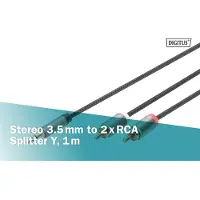 Digitus Câble adaptateur audio, prise jack 3,5 mm vers RCA