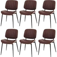 MCW Chaise de salle à manger -O44 (lot de 6)