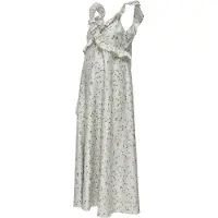ONLY Maternity Robe 'OLMShyla' beige / bleu clair / vert foncé / lilas