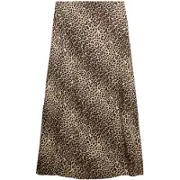 Superdry Femme Jupe Longue Column Brown Taille: 42
