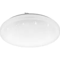 Eglo Plafonnier Frania-Z blanc intelligent Ø 31cm effet cristal