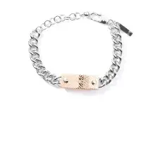 Police Pj25590bss.01 Bracelet Argenté Homme