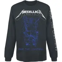 Metallica T-shirt manches longues de - Fade - S - XXL - pour Homme - noir - Taille S