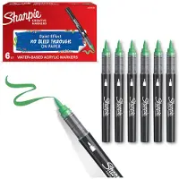 Sharpie Kreativmarker Pinselspitze Acryl emeraldgrün