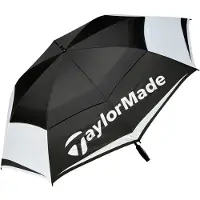 TaylorMade Double Canopy Parapluie Black/White