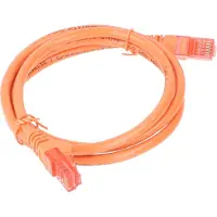 Goobay 95265 CAT 6 câble patch, U/UTP, orange, 10 m - CCA mélange de cuivre