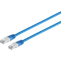 S-Conn Cat6 S/FTP 1m Câble réseau Bleu S/FTP (S-STP) (75711-HB)