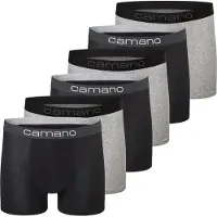 Camano Boxers gris foncé / gris chiné / noir / blanc