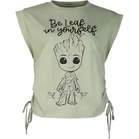 Guardians Of The Galaxy Top Marvel de - Groot - Be Leaf In Yourself - S - XXL - pour Femme - olive - Taille XXL