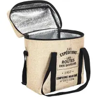 Cook Concept Lunch Bag Fraicheur Effet Jute 25x14x30