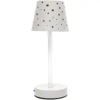 Home Deco Kids Lampe - - Étoile Ajourée - Tactile - Rechargeable - Gris