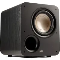 Polk Audio Caisson de basses Signature Elite ES8 (100 W), Enceinte hifi + home cinéma, Noir