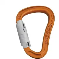 Singing Rock Bora Treiple Lock Snap Hook Orange,Gris