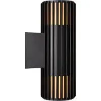 Nordlux Applique extérieure Aludra, modèle double - noire