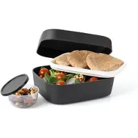 Amuse 3-in-1 Lunchbox, Lunch box, Noir