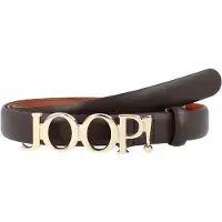 JOOP! Ceinture brun foncé / or