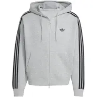 Adidas Originals Veste de survêtement 'Adicolor Spacer' gris chiné / noir