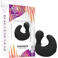Latetobed - canard stimulateur de doigt vibrant (noir)