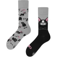 Many Mornings Chaussettes Chaussettes Tiny Little Dogs femme - Gris - 41