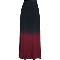 Black premium by emp Jupe longue de - Save Tonight - XS - XXL - pour Femme - noir/rouge - Taille M