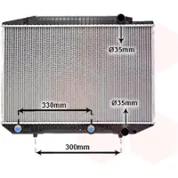 VAN WEZEL Radiateur, refroidissement du moteur (1710-1476) adaptable sur , Mercedes-Benz