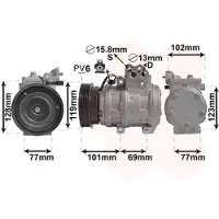 VAN WEZEL 8200K222 Aircopomp