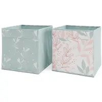 Vicco Boîte de rangement turquoise rose