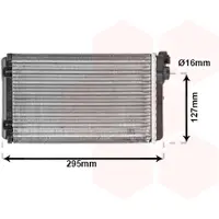 VAN WEZEL 37006116 Kachelradiateur, interieurverwarming