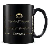 Pyramid Mug de - L'Anneau - pour Indifférent - noir/or - Taille Standard
