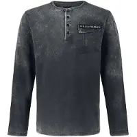 Black premium by emp T-shirt manches longues de - Through The Glass - S - 5XL - pour Homme - noir - Taille S