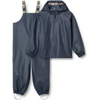 Wheat Vêtements de Pluie av. Bretelles - PU - Charlie - Ink - - 3 ans (98) - Vêtements de Pluie