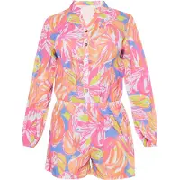 Usha Combinaison 'Spring Summer' azur / orange / rose / blanc cassé