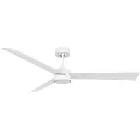 Beacon Lighting Ventilateur de plafond avec lampe Climate IV blanc Ø132cm