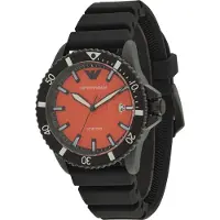 Giorgio Armani Montre homme EMPORIO AR11684, orange Montre de sport.