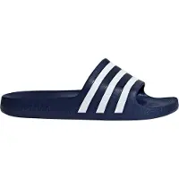 Adidas Mule 'Adilette Aqua' bleu foncé / blanc