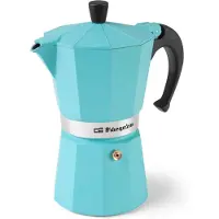 Orbegozo KFV 945, Cafetière moka, Bleue, Aluminium, 9 tasses