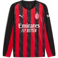 Puma T-shirt à Manches Longues Domicile Ac Milan 25/26 Replica